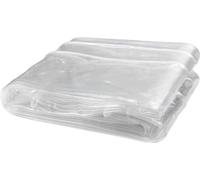 Bâche PVC transparente, résistante à la pluie, bâche claire, protection contre la pluie, 3 x 4 m, 380 g/m²