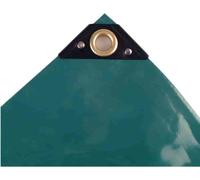 Bâche PVC verte 650g, 1,5 x 10m (15m²), imperméable, indéchirable