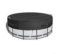 Bâche rectangulaire de 300 x 200 cm en PVC robuste pour piscines à cadre Intex avec trous de drainage et attaches de corde (3 m)
