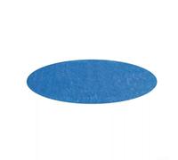 Bâche ronde de 1,8 m en polyéthylène tissé avec cordon de serrage pour piscine familiale gonflable, réutilisable, résistante aux intempéries, protège des feuilles, de la saleté et des débris