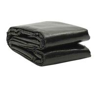 Bâche solaire à bulles flottant pour piscine 10x5m noir Rectangulaire 90342