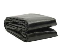 vidaXL Film solaire de piscine à bulles rectangulaire 8x5 m Noir