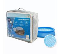 Bâche solaire D2,88 m bleue translucide 120 µ piscine auto. D3,05 m