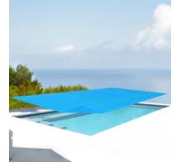 Bâche Solaire de Piscine à Bulles Polyéthylène 260 x 160 cm bleu