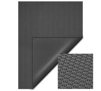 Wiltec Bâche à bulles solaire rectangulaire pour piscine, 5 x 8 m, 400 µ, en PE, couleur noire, couverture piscine, chauffage piscine