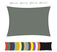 Bâche solaire, imperméable, rectangulaire, en polyester de qualité supérieure, avec cordes de fixation incluses, dimensions : 3 x 5 mètres