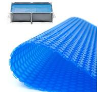 Bâche Solaire Piscine 160 x 180 cm pour Réchauffer l'eau de La Piscine Bâche de Protection Solaire Découpe Individuelle pour Piscines, Bleu