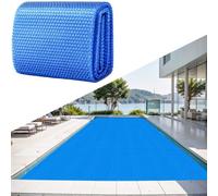 Bâche Solaire Piscine 85 x 100 cm Épaisseur 400 µm, Anti-Pluie Anti-Poussière Protection UV, Effet Chauffant Écologique, Découpable, Film Thermique à Découper, Bleu
