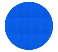 ECD Germany Bâche Solaire Ronde Ø 600 cm pour Piscine, Couverture Thermique Bleue 400µm Haute Densité, Film à Bulles Chauffant Découpable, Chauffage Eau Écologique, Anti-Évaporation et Saletés