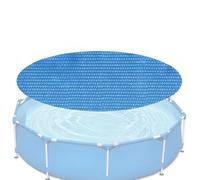 Bâche Solaire pour Piscine - 180cm Bache a Bulle Piscine Ronde, Couverture Solaire pour Piscin Anti-Pluie Anti-poussière Protection UV Couverture de Chauffante Solairen pour Piscin Gonflable