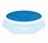 Bâche solaire pour piscine ronde 244cm - Bestway - Diamètre 210cm - Bleu