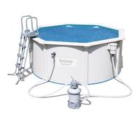 Bestway Bâche solaire Hydrium ronde Bleu 295 x 295 x 1 cm