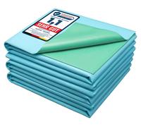 Bâche stabilisée aux UV pour la création d'étangs de jardin, d'étangs à poissons et de ruisseaux GD-0223 (8 x 8 m, bleu-vert)