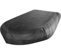 Bâche Taud Bateau Gonflables, 210D Oxford Portable Housse Durable Etanche Anti-déchirure Anti-UV Anti-Neige Couverture, pour pêche Kayak Canoë, Stockage Protection (Noir, 230 * 94 * 46cm)