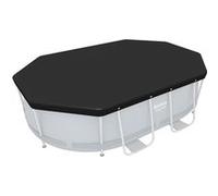 Bestway Bâche pour piscine hors-sol 58424 Power Steel™ 4 saisons ovale 300 x 200 cm