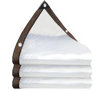 Bâche Transparente 80 x 230 cm Imperméable, Anti-Déchirure, Indéchirable, Résistant Aux UV Bâche Imperméable et Transparente pour Serre Pergola Camping, Couleur Transparente