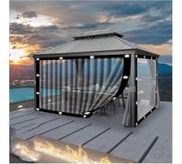 Bâche Transparente avec Oeillets Bâche Couverture pour l'extérieur Résistante à la Pluie Bache de Protection pour Meubles de Jardin Terrasse Pergola,Wxh,300x200cm/9.84x6.56ft
