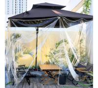 Bâche transparente - Bâche en PVC - Avec œillets - 420 g/m² - Imperméable et résistante aux intempéries - 2 x 2,6 m - Pour serre/plantes
