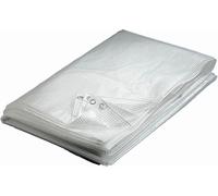 Bâche transparente en polyéthylène, 80 g/m², résistante aux UV et découpable sur mesure