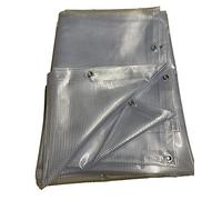 Bâche Transparente étanche multiusages 3,5 x 2 m - Toile PVC Cristal armée 400 g/m² (avec Armature Polyester)
