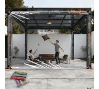 Bache Transparente Exterieur 130 x 180 cm en PVC Transparent Bache Transparentes Exterieur Plastique Anti Déchirure pour Piscine, Jardin, Voiture, Mobilier, Couleur Transparente