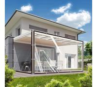 Bâche Transparente Imperméable 160 x 640 cm Imperméable, Anti-Déchirure, Indéchirable, Résistant Aux UV Bâche pour Piscine, Voiture, Mobilier, Couleur Transparente