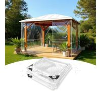 Bâche transparente imperméable avec œillets, housse transparente en PVC résistante à la pluie, à la poussière, au vent et aux déchirures, pour serre, terrasse