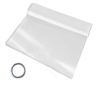 Bâche Transparente - VEVOR - 140 g-m² - 32 x 25 Ft - Résistante - PE