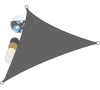 Bâche triangulaire 6 x 4 m, anthracite, protection UV, imperméable et respirante