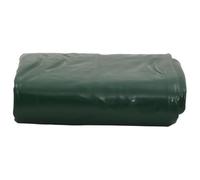 Bâche verte en toile avec revêtement en PVC 1,5 x 2 m 650 g/m² indéchirable imperméable avec œillets renfort des bords pour jardin, camping, voiture, bateau et construction, protection contre le vent