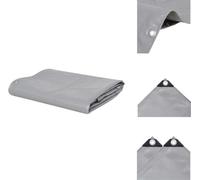 bâche vidaXL 650 g/m² 4x4 m gris - Bâches