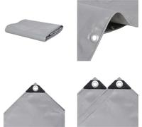 bâche vidaXL 650 g/m² 4x6 m gris - Bâches - Bâches - Bâches - Bâches - Bâches