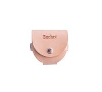 Bacher Pochette en Cuir pour Pierre à Aiguiser (Fait à la main Etui de Ceinture) - Accessoires pour Pierres à Aiguiser Ronde - Convient Pierre Affutage Puck Lansky