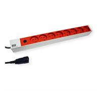 BACHMANN 19" 1HE 8xUTE rt 1xFuse 10A courant 2,0m