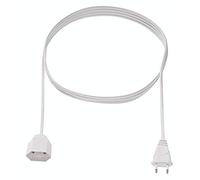 Bachmann 233.286 alimentation Rallonge 2.5 A blanc 5.00 m H03VVH2-F 2X 0,75 mm²