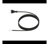 Bachmann 246.185 Câble d'alimentation Noir 3m, Connecteur Mâle Droit, 2 âmes 1mm², Diamètre 7.7mm