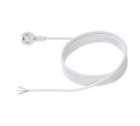 Bachmann 305.285 Câble de raccordement Schuko 3G1,5 Blanc 3 m