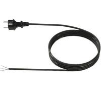 Bachmann Bachmann Câble d'alimentation avec prise de terre Caoutchouc 3,00m noir 322.185 Quantité:1