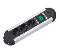Bachmann 330.070 Primo Table Multiprise 3 x Schuko avec interrupteur G