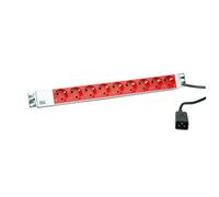 Bachmann 333.936 Innenraum 9AC-Ausgänge 2m Grau - Rot Verlängerungskabel (333936)