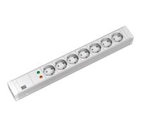 Bachmann 333004 19 inch Server rack cabinet power strip 1 U PG socket White