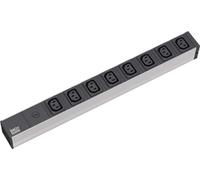 BACHMANN 48,30cm (19") Steckdosenleiste, 8-fach ohne Stecker (333.408)
