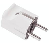 Bachmann 910.170 Fiche électrique mâle avec terre plastique 250 V noir IP20