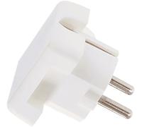 Bachmann 911.270 Fiche électrique mâle avec Terre Plastique Blanc IP20