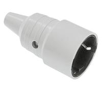 Bachmann 912.971 Fiche électrique femelle avec terre plastique 250 V gris IP20