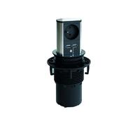 Bachmann 928.017 - 2 m - 1 sorties CA - intérieur - métal - plastique - noir - argent - 79 mm