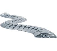 Bachmann KABELSCHLANGE Pro - Flexible Kabelleitung - 1 m - Silber