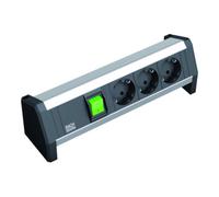 Bachmann Rallonge DESK 339.1001 3 prises Schuko (CEE 7/4) 230 V 3 m Noir Allemagne