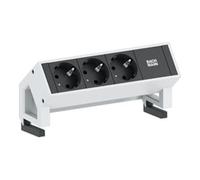 BACHMANN DESK2 3x Schutzkontakt GST18, weiß
