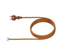 Bachmann - Câble électrique - CEE 7/7 (S) à sans fiche 30 mm dénudé 16 A - 5,0m - moulé - orange (328.876)